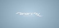 Anarchy logotype light blue