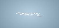 Anarchy logotype light blue