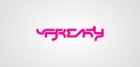 Freaky logotype white