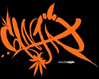 Ganja freehand orange