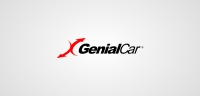 Genial Car logotype white Genial Car logotype white