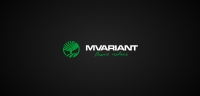 Mvariant logo black text