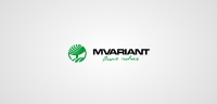 Mvariant logo white text