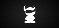 Theq logotype creature negative Theq logotype creature negative
